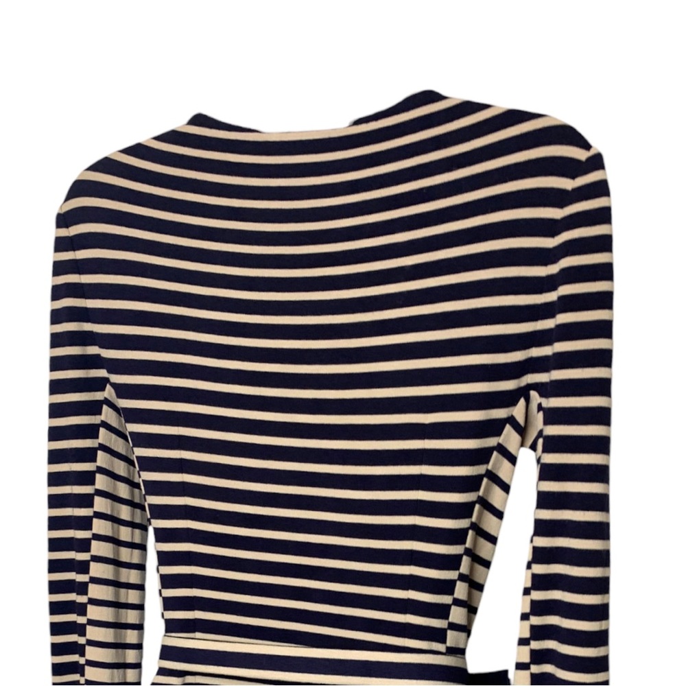 Tory Burch Callan Striped Long-Sleeve Dress Sz XS EUC - Picture 11 of 14